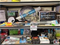 Hardware shelf. lot of assorted hardware items