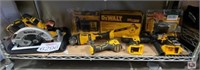 DeWalt. Lot of 8 items of assorted tools by
