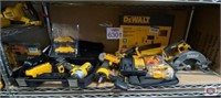 DeWalt. Lot of 10 items of assorted tools by