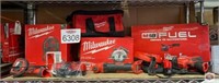 Milwaukee. Lot of 10 items of assorted tools by