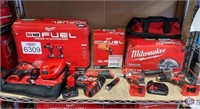 Milwaukee. Lot of 15 items of assorted tools by