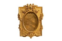 19TH C ORMOLU PICTURE FRAME