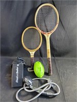 2 Sports Rackets, Car Vacuum, Handheld Shower,