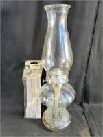 Oil lamp with 6 replacement wicks