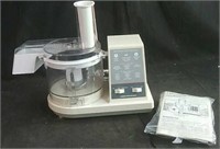 Dual speed food processor with user manual