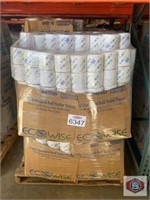 Toilet paper. 1,000 rolls of toilet paper content