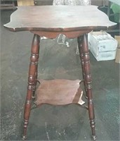 Antique hall table,  21" x 21" x 29"