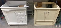 Vanity. Bathroom cabinets one is color cream size