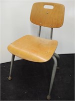 Vintage Brunswick wood desk chair