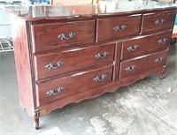 7 drawer French Provincial style dresser
