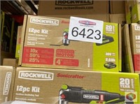 Rockwell 12 piece kit cordless oscillating tool