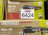 Rockwell 12 piece kit cordless oscillating tool