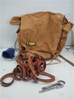 Vintage Camp Trails Bag w/ utensils & more