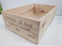 2011Chateau le gay wine crate