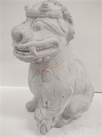 Very heavy cement foo dog statue