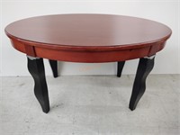 Solid Wood Wavy Leg Coffee Table
