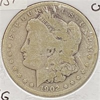 1902 O MORGAN SILVER DOLLAR