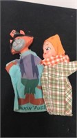 Vintage hand puppets