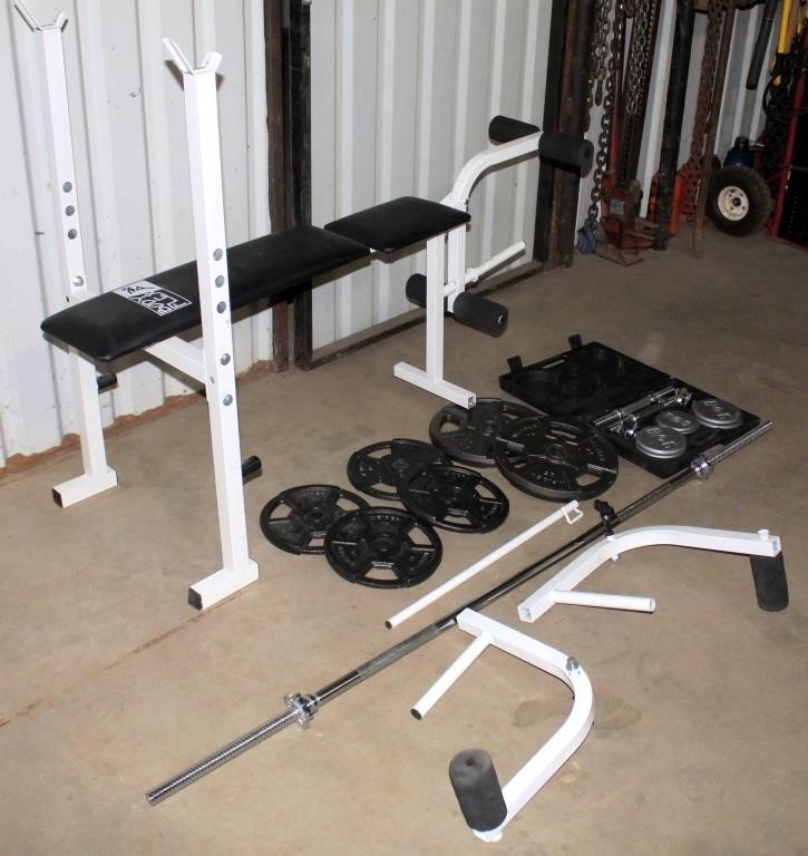 Weight Set (bench, weights, etc)