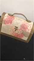 8”x12” floral trunk style storage