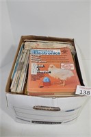 Box of Vintage Elementary Electronic Magazines