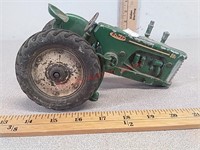 Oliver 880 die cast toy tractor, metal wheels,