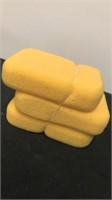 3 New yellow sponges