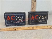 AC spark plug tin boxes