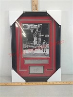 Michael Jordan NBA Bulls framed print, 14 3/8 x