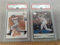 2 Derek Jeter NY Yankees baseball collector cards