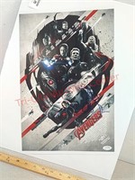 Marvel's avengers signed picture, 11 x 17