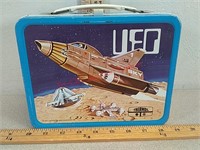 Vintage UFO metal lunchbox, no thermos