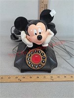 Mickey mouse singing desk phone, works