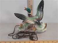 Vintage duck tv lamp