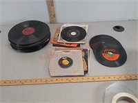 Vintage records, 45s & 78s