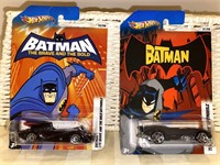 2 Batman Hot wheels cars