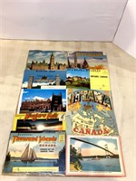 10 Canadian post cards