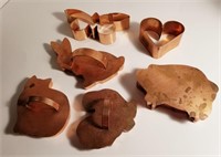 6 collectible copper country living cookie cutters
