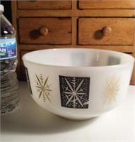 Vtg Fire King mid-century modern serving bowl