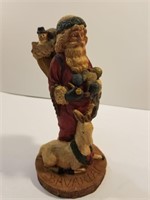 Vintage handcrafted Santa Claus Bavarian figurine