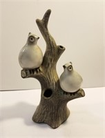Vintage Howard Pierce quails in a tree figurine