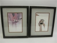 9" x 11" Framed Atkinson & Amado Pena Prints