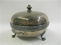 Paul N. Lackrit Silver Plated Covered Candy Dish