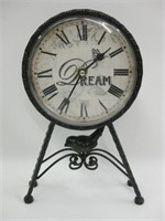 11" Tall "Dream" Table / Shelf Clock - Works