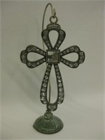 Free-Standing Decorated Cross - 9" Tall