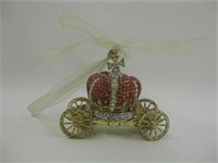Decorative Jeweled Carriage - 2.5" Tall