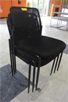 [S] ~ (Lot of 3) Stackable Side Chairs