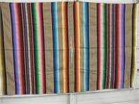48" x 76" Mexico Saltillo Blanket Or Serape