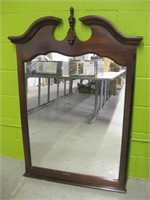 39.5" x 50" Wood Framed Hanging Mirror
