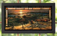 Best Friends Stained Glass Art By Terry Redlin